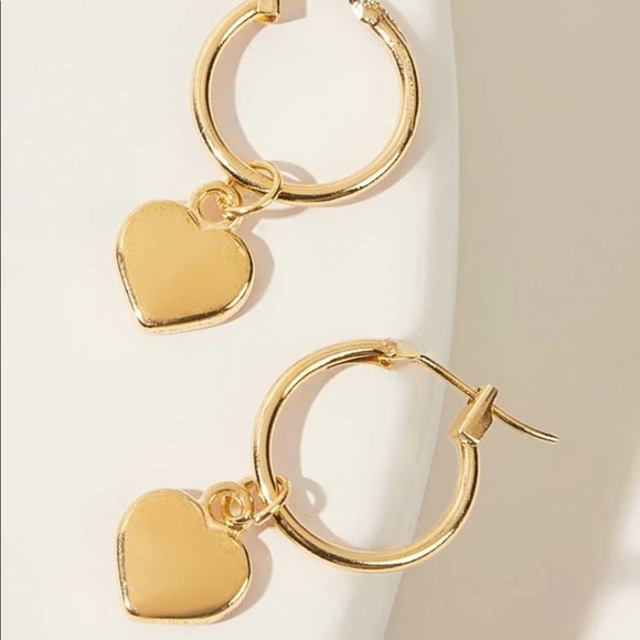 cosmicbabegalaxy Jewelry - Ring Decor Heart Drop Earrings